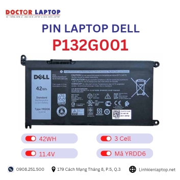 Pin Laptop Dell P132G001