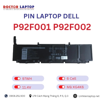 Pin Laptop Dell P92F001 P92F002
