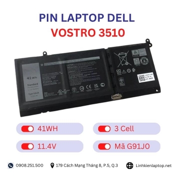 Pin Laptop Dell Vostro 3510