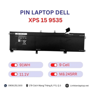 Pin Laptop Dell XPS 15 9535