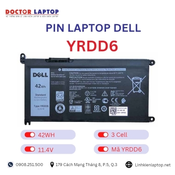 Pin Laptop Dell YRDD6