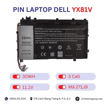 Pin Laptop Dell YX81V