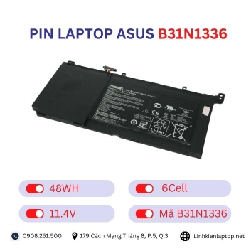 Pin laptop Asus B31N1336