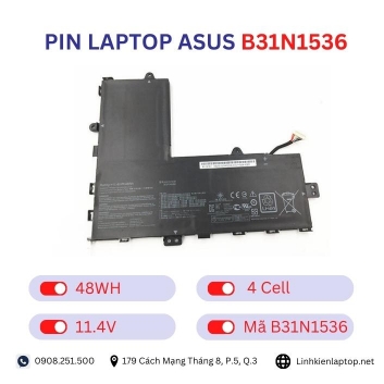 Pin laptop Asus B31N1536
