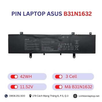 Pin laptop Asus B31N1632