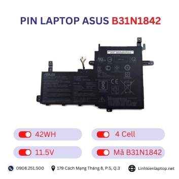 Pin laptop Asus B31N1842