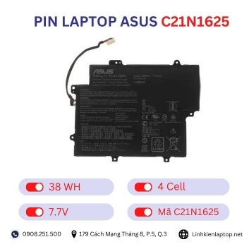 Pin laptop Asus C21N1625