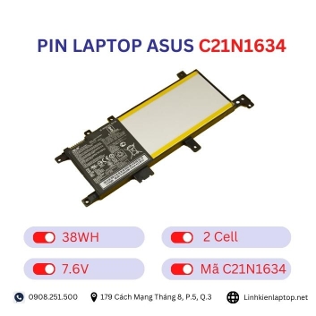 Pin laptop Asus C21N1634