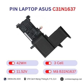 Pin laptop Asus C31N1637