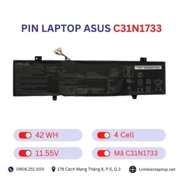 Pin laptop Asus C31N1733