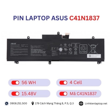 Pin laptop Asus C41N1837