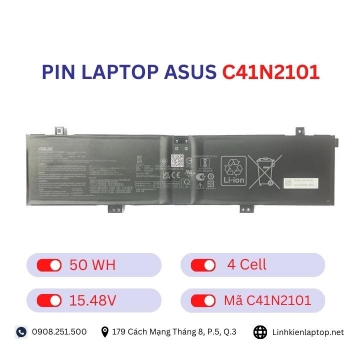 Pin laptop Asus C41N2101