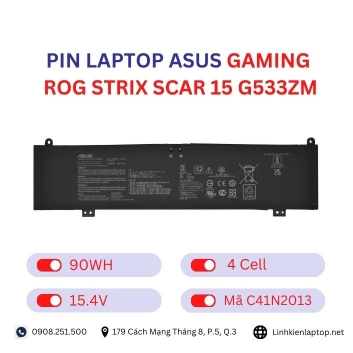 Pin Laptop Asus Gaming ROG Strix SCAR 15 G533ZM