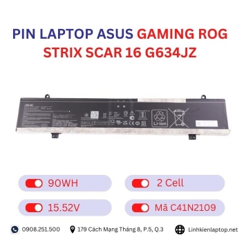 Pin Laptop Asus Gaming ROG Strix SCAR 16 G634JZ