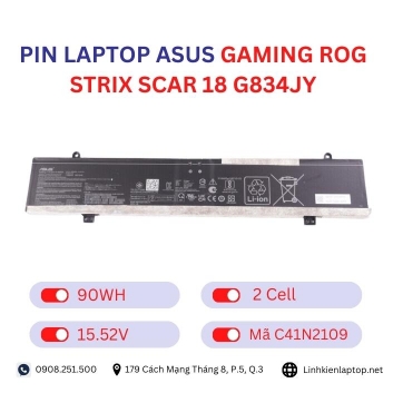 Pin Laptop Asus Gaming ROG Strix SCAR 18 G834JY