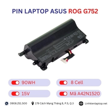 Pin Laptop Asus ROG G752