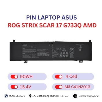 Pin Laptop Asus Rog Strix Scar 17 G733Q AMD