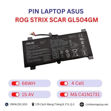 Pin Laptop Asus ROG Strix Scar GL504GM