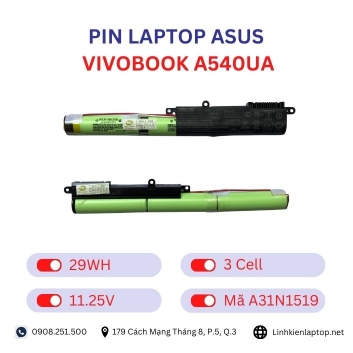 Pin Laptop Asus VivoBook A540UA