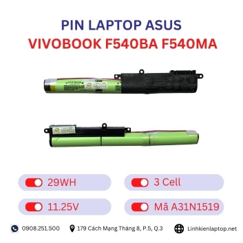 Pin Laptop Asus VivoBook F540BA F540MA