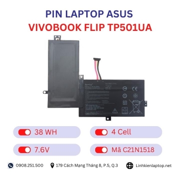 Pin Laptop ASUS VivoBook Flip TP501UA