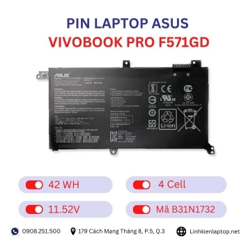 Pin Laptop Asus VivoBook Pro F571GD