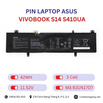 Pin Laptop Asus VivoBook S14 S410UA