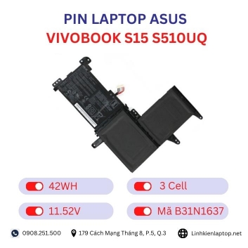Pin Laptop Asus VivoBook S15 S510UQ