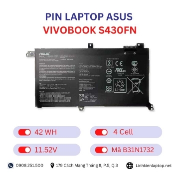 Pin Laptop Asus VivoBook S430FN
