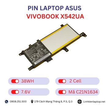 Pin Laptop Asus VivoBook X542UA