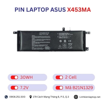 Pin Laptop Asus X453MA