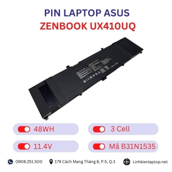 Pin Laptop Asus Zenbook UX410UQ