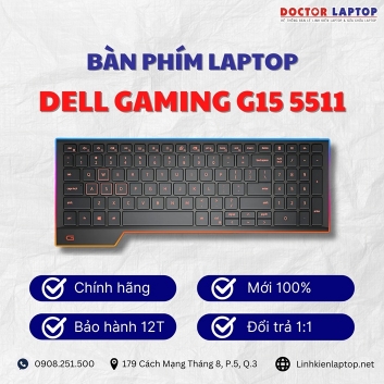 Bàn phím Laptop Dell Gaming G15 5511