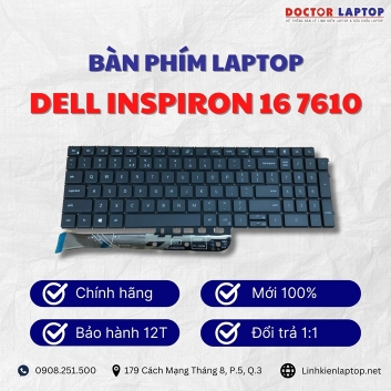 Bàn phím Laptop Dell Inspiron 16 7610