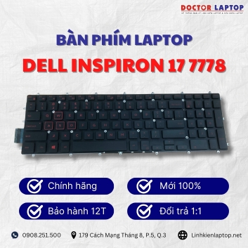 Bàn phím Laptop Dell Inspiron 17 7778