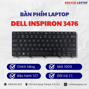 Bàn phím Laptop Dell Inspiron 3476