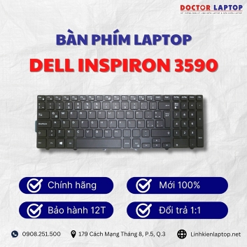 Bàn phím Laptop Dell Inspiron 3590