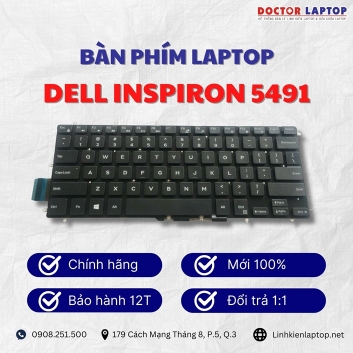 Bàn phím Laptop Dell Inspiron 5491
