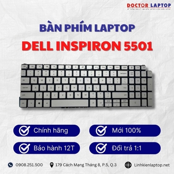 Bàn phím Laptop Dell Inspiron 5501