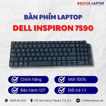 Bàn phím Laptop Dell Inspiron 7590