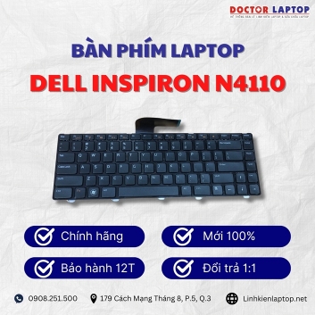 Bàn phím Laptop Dell Inspiron N4110
