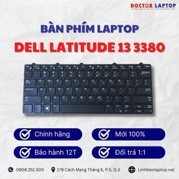 Bàn phím Laptop Dell Latitude 13 3380