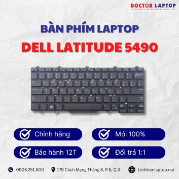 Bàn phím Laptop Dell Latitude 5490