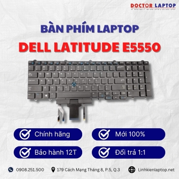 Bàn phím Laptop Dell Latitude E5550