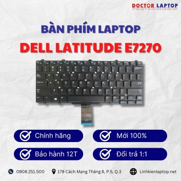 Bàn phím Laptop Dell Latitude E7270