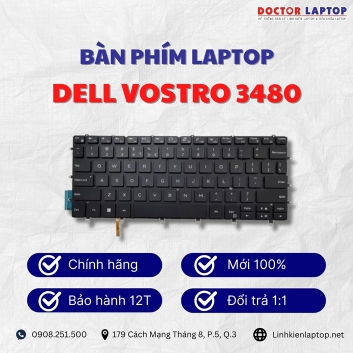 Bàn phím Laptop Dell Vostro 3480