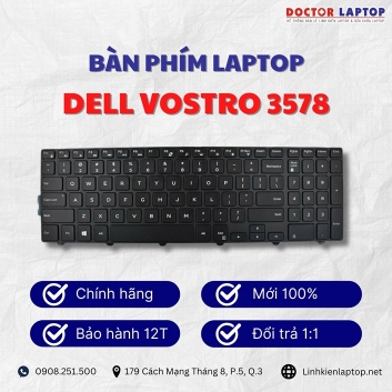 Bàn phím Laptop Dell Vostro 3578