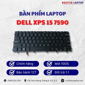 Bàn phím Laptop Dell XPS 15 7590