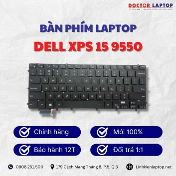 Bàn phím Laptop Dell XPS 15 9550